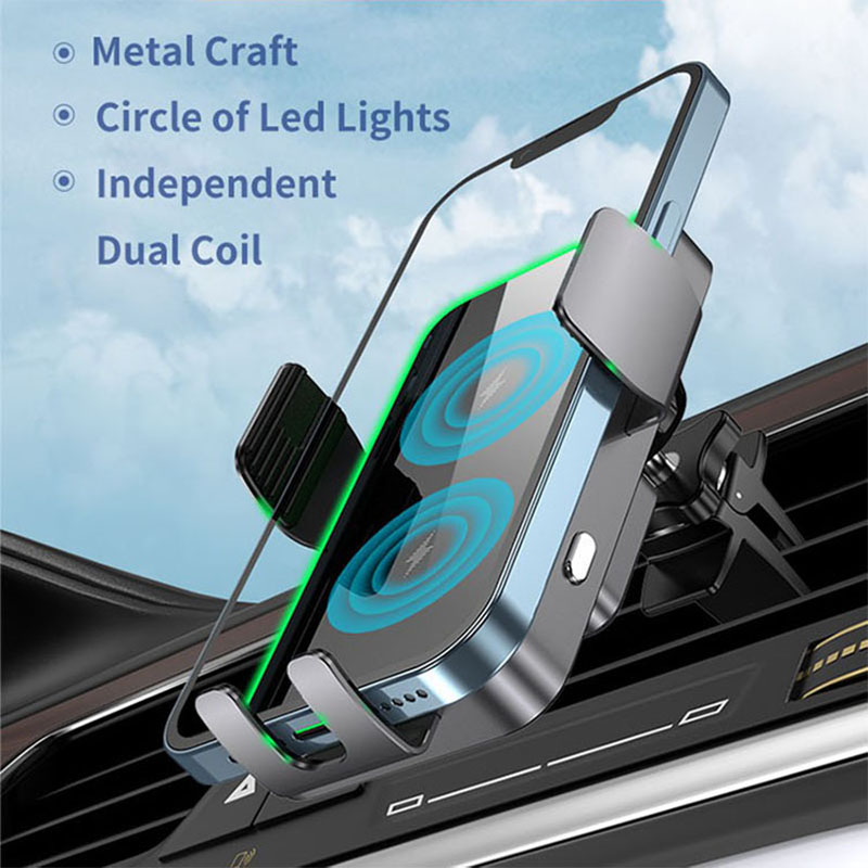 Qi2 Wireless Charger Car Phone - огляд і ціна Wireless Car Charger Mount Fast Charging