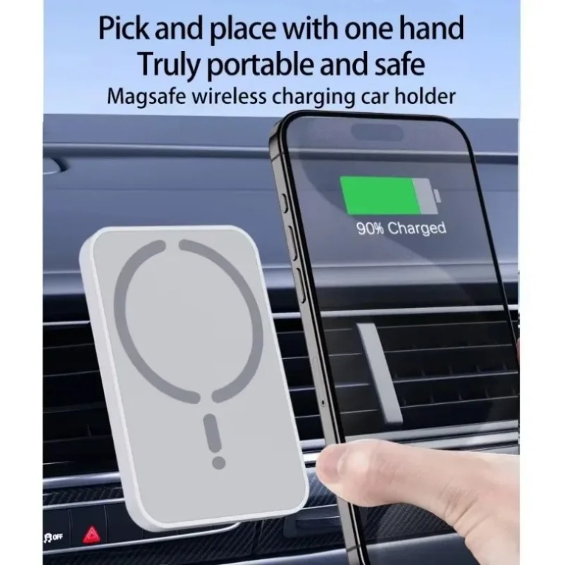 Magnetic Car Wireless Charger  - огляд і ціна Magnetic Phone Holder For Car Vent