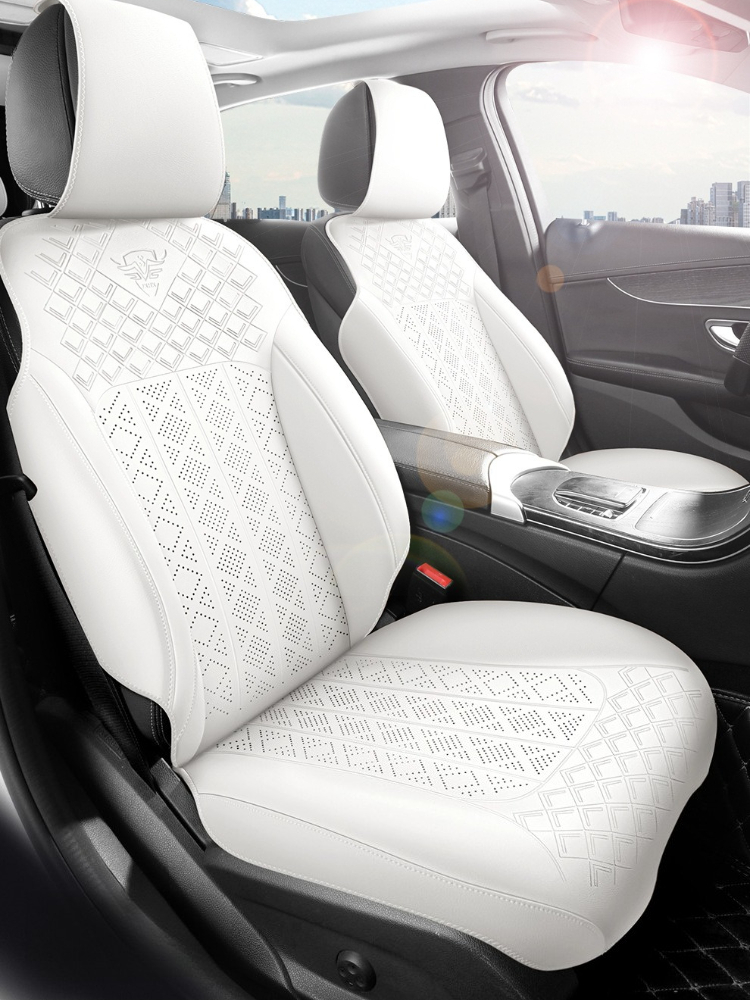 High Quality Leather Car Seat  - огляд і ціна Leather Car Seat Covers Full Set Universal
