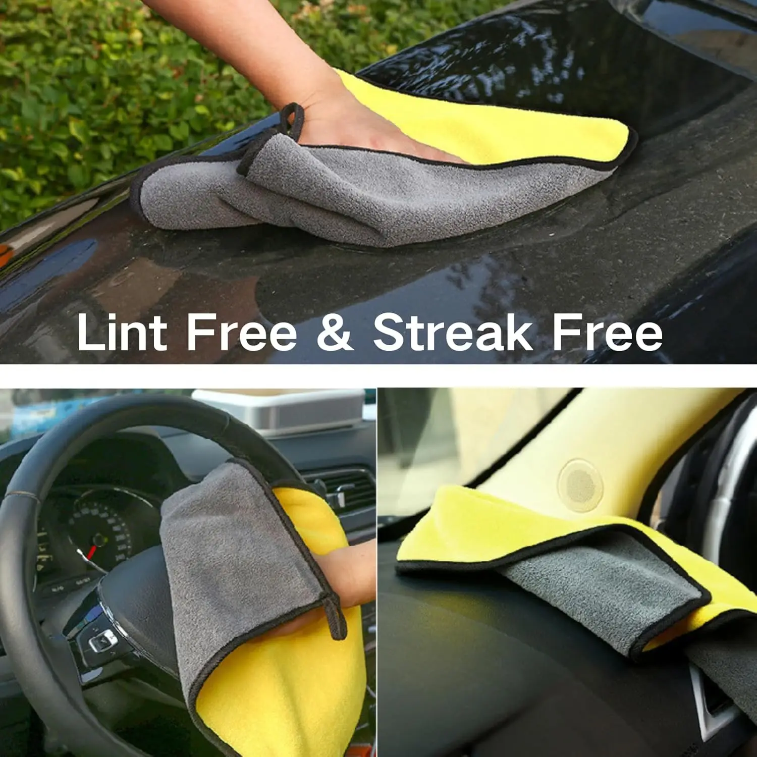 Wholesale Car Cleaning Towels  - огляд і ціна Microfiber Car Drying Towel Super Absorbent