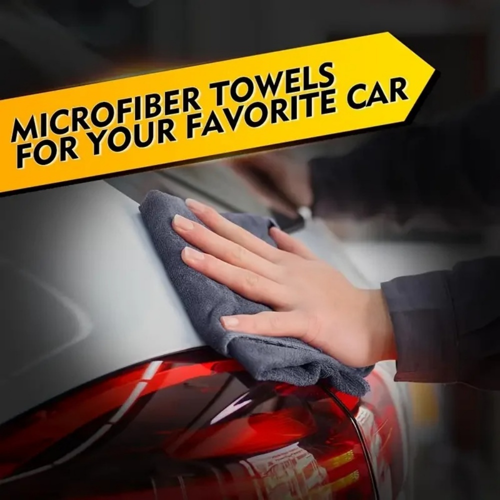 Black Microfiber Cleaning Clot - огляд і ціна Microfiber Car Drying Towel Super Absorbent