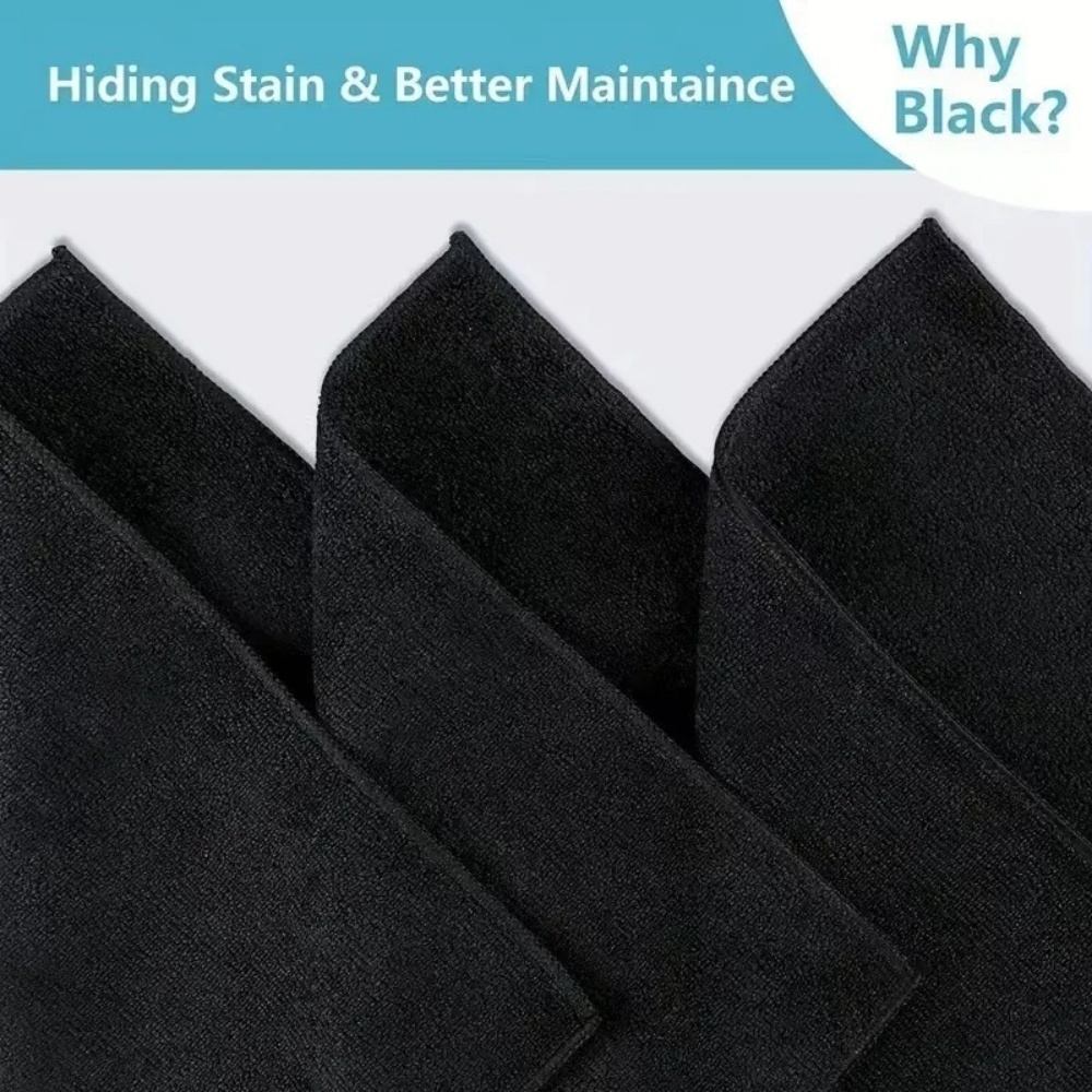 Black Microfiber Cleaning Clot - огляд і ціна Microfiber Car Drying Towel Super Absorbent