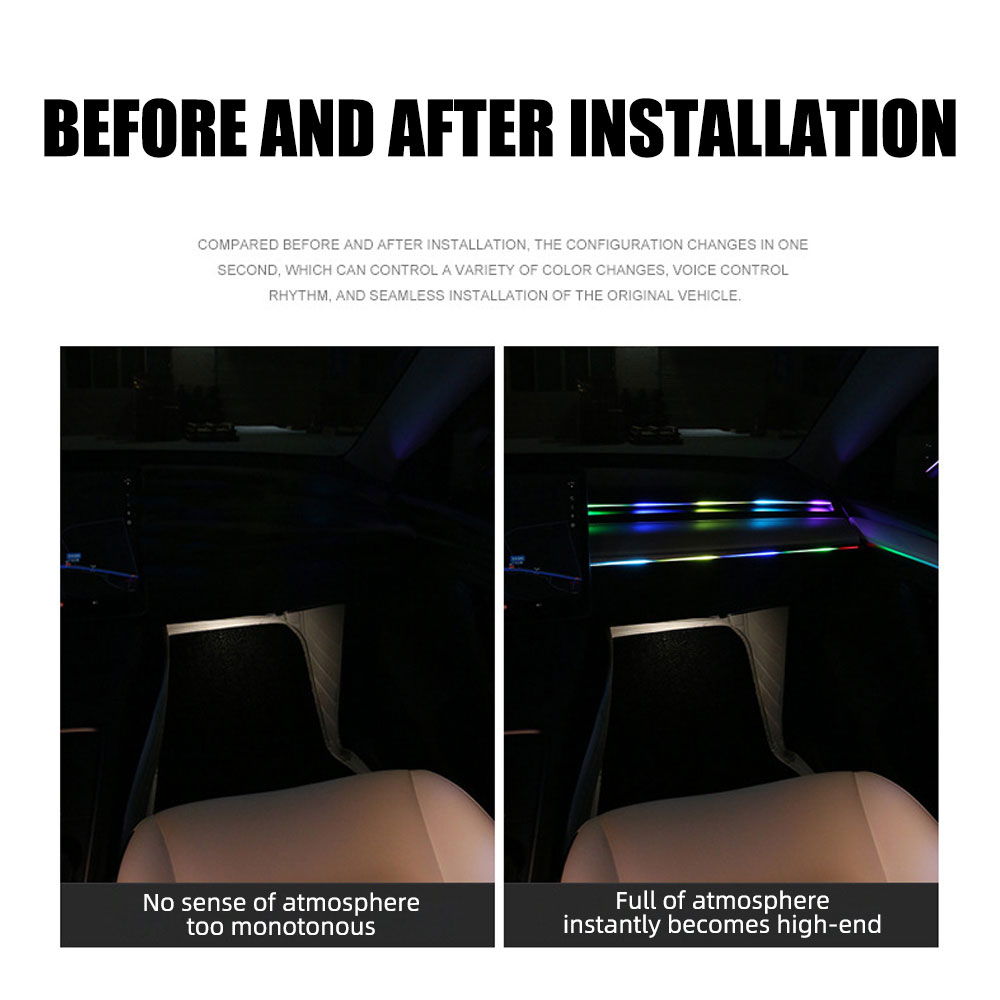 6/10 in 1 Car Led Ambient Ligh - огляд і ціна Led Ambient Interior Car Lights App Control