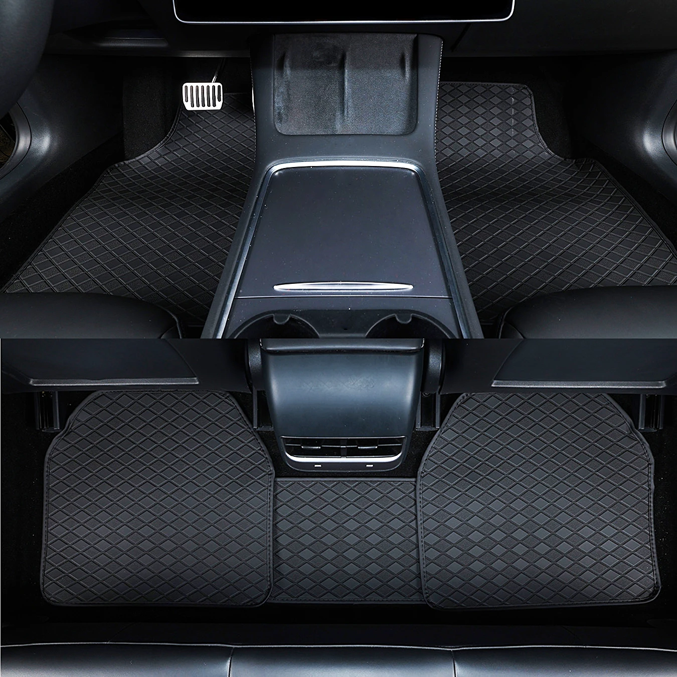 Car Floor Mats Full Set Univer - огляд і ціна Car Floor Mats Universal Waterproof Leather
