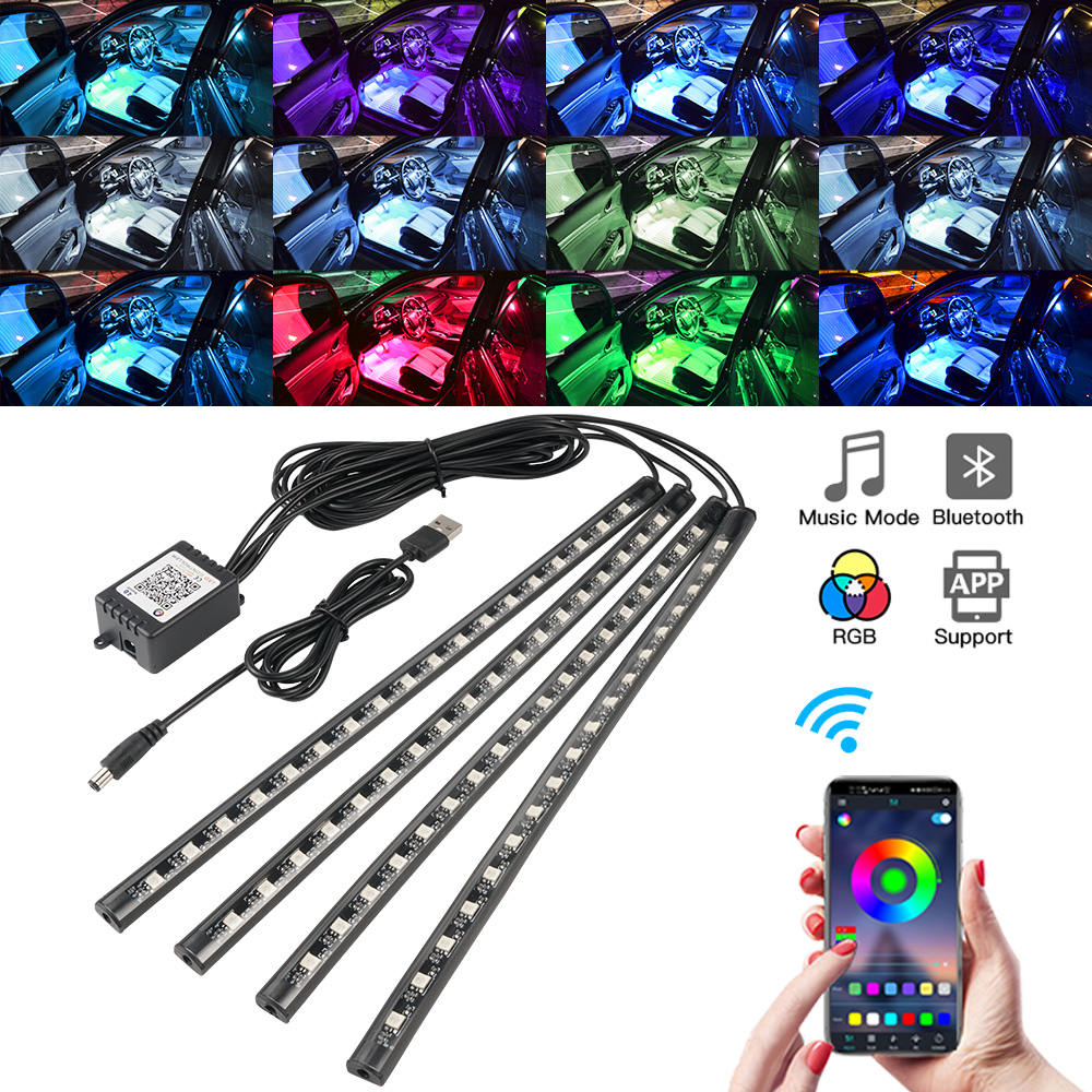 Neon LED Interior Car Light AP - огляд і ціна Led Ambient Interior Car Lights App Control